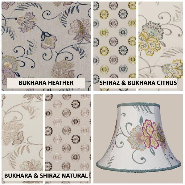 Lotus Lampshades fabrics
